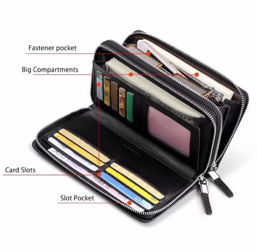 شنطة رجاليه صغيرة جلد طبيعي من وليام بولو اصلية