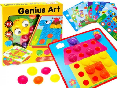 Genius art Game لعبة مهارات تشكيل وتصميم