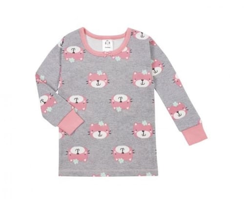 284 - طقم بجامتين بناتي Cat ماركة Gerber