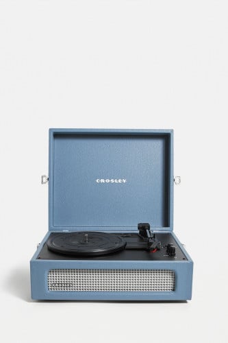 Blue Crosley Voyager Turntable
