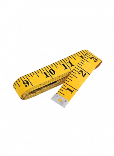 شريط قياس مزدوج المقياس أصفر أسود 3متر