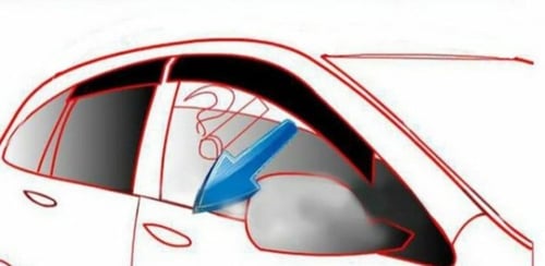 هوايه نوافذ تويوتا كورولا 2008 - 2013