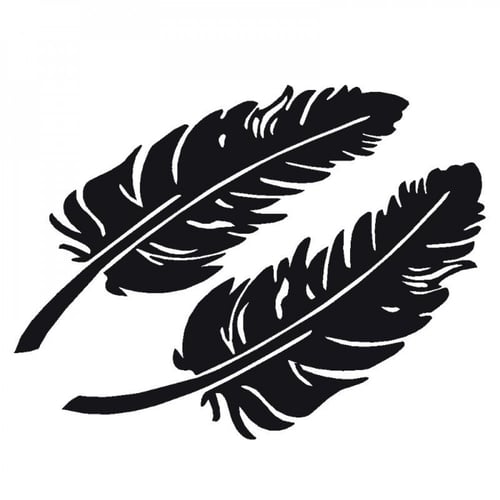 ستيكر الريشة للسيارة