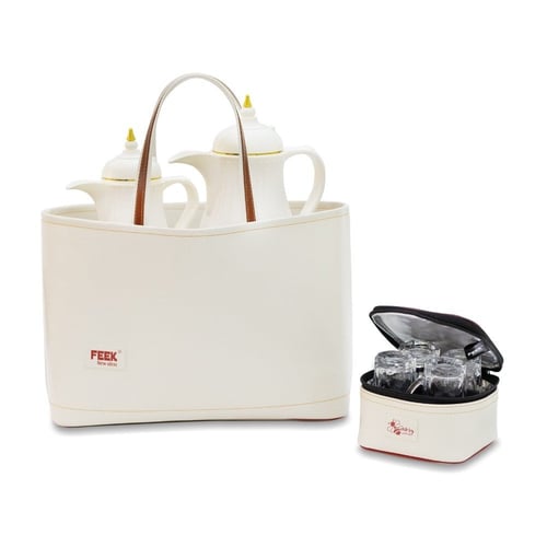 سلة وذفة سكري مع حافظة