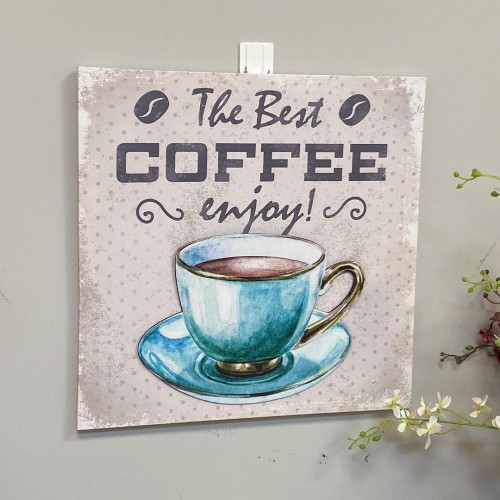 لوحة جدارية قماشية لفنجان بارز