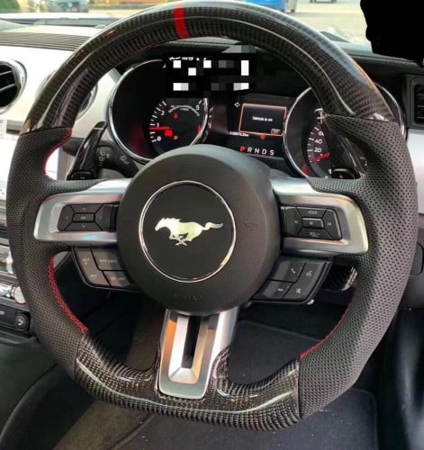 دركسون موستنج كاربون فايبر و الجلد الاسود من موديل...