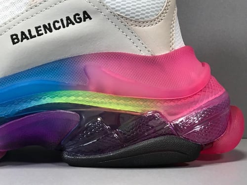 Balenciaga triple s rainbow
