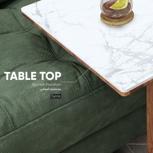 طاولة خدمة + لوح تقديم (H6T) نوع السطح Syros