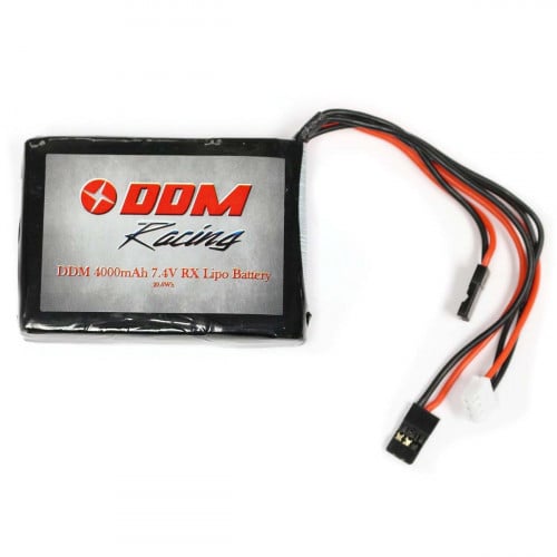 DDM Racing 7.4v 4000mAh RX LiPo Battery for HPI Ba...