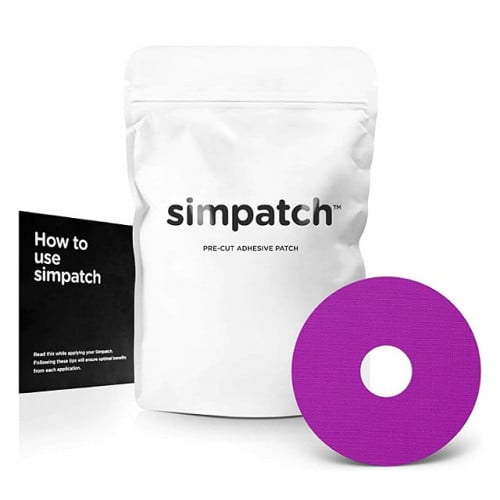 30 لصقه لون بنفسجي ضد الحساسية لتثبيت سنسر فريستاي...