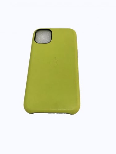 كفر ايفون جلد أخضر فسفوري Mint Green leather case...