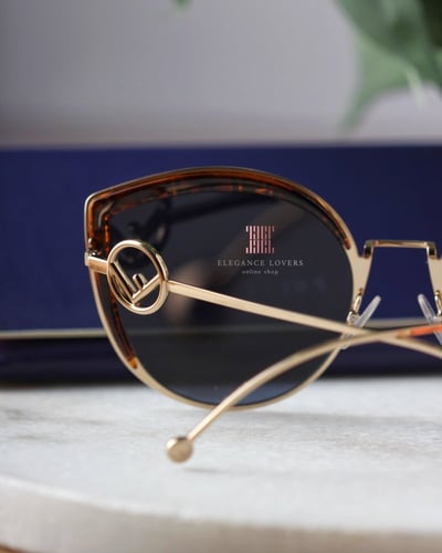 نظارة شمسية نسائية ماركة فندي - Blue Cat Eye