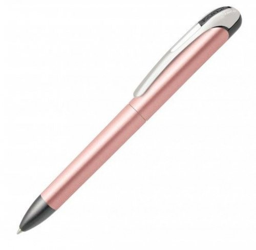 قلم ازرق جاف تصميم معدني وردي دهبي ONLINE