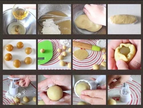 اداة تشكيل البسكويت /قالب معمول اداة كبس المعمول (...