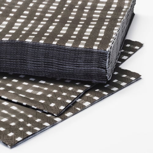 منديل ورقي كروهات أسود أبيض