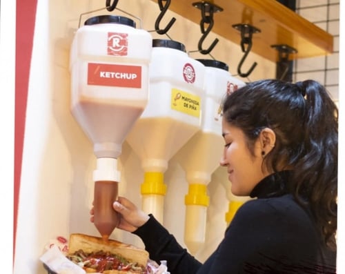 ضغاط موزع سعة 5.5L صلصات سعر الحبه