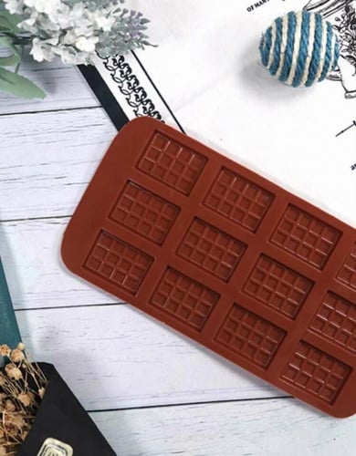 قالب سيليكون مستطيل للشكولاه / قوالب شكولاته حجم ص...