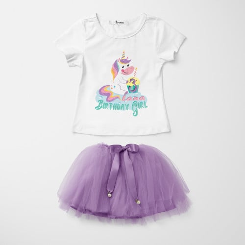 تيشيرت أطفال تصميم يونيكورن