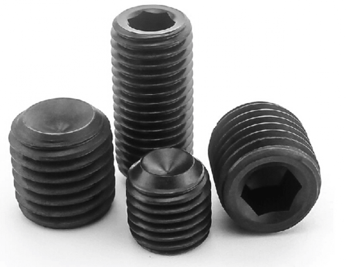 DIN916, Socket Set Screw, Grade 12.9, Black, Sizes...