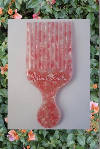 Rizos Curls Pink Hair Pick Comb