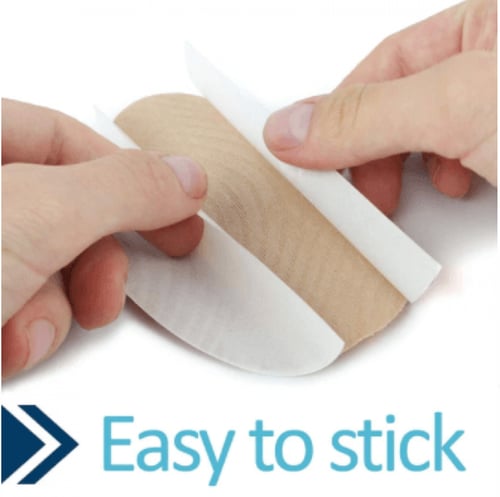 Fixic لاصق لون بيج بيضاوي الشكل