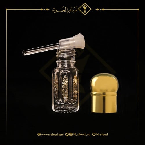 ربع تولة ذهبي ميل زجاجي