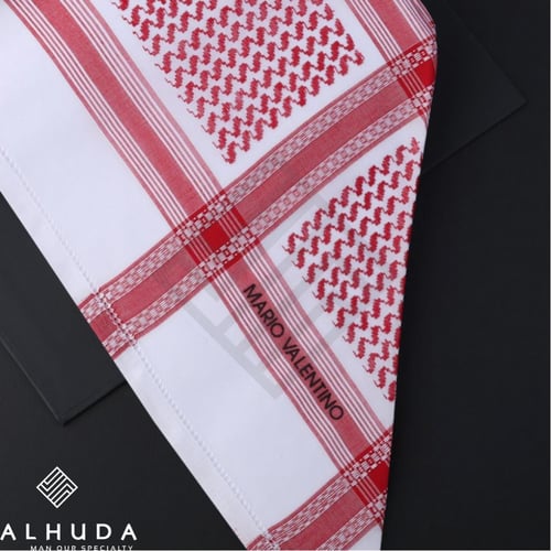 شماغ ماريو فالنتينو أحمر بلاتينوم SVPR1