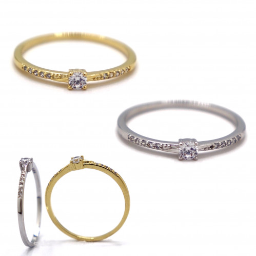 خاتم نسائي مرصع بالكريستال