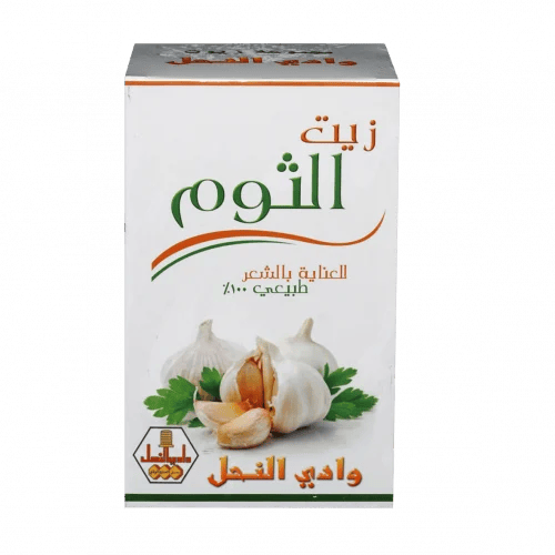 وادي النحل زيت الثوم للعناية بالشعر 125مل