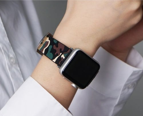 سوار جيشي سليكون ساعة ابل Army Sport Band