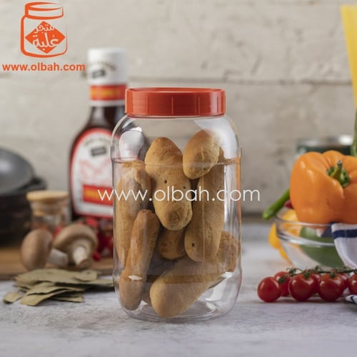 علبة حجم 1600 مل غطاء أحمر - الكمية 18 علبة