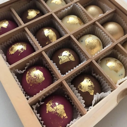 5 ورقات ورق ذهب ( لوس loose) 8*8سم