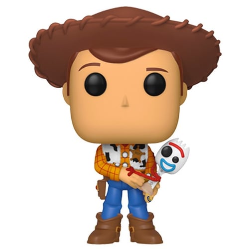 Funko Pop Disney Toy Story 4 Woody with Forky Excl...