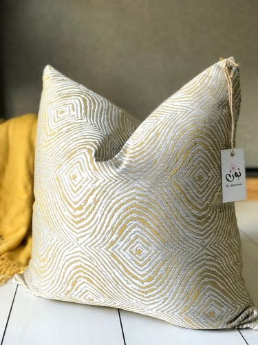 غطاء وسادة أوبن بوك جاكار جملي