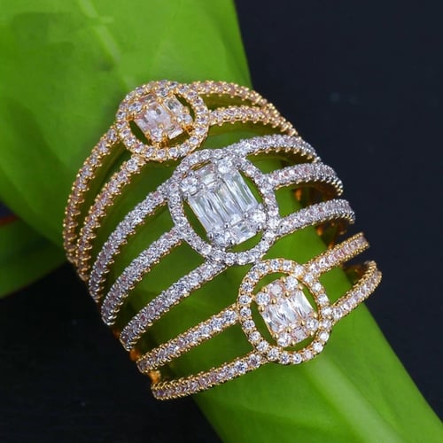 خاتم زركون فخم سهرات