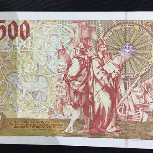 البرتغال فئة 500 إسكودو أنسر إصدار التسعينات