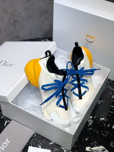Dior sneakers d connect White Yellow