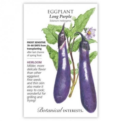 بذور باذنجان بنفسجي طويل - Long Purple Eggplant Se...