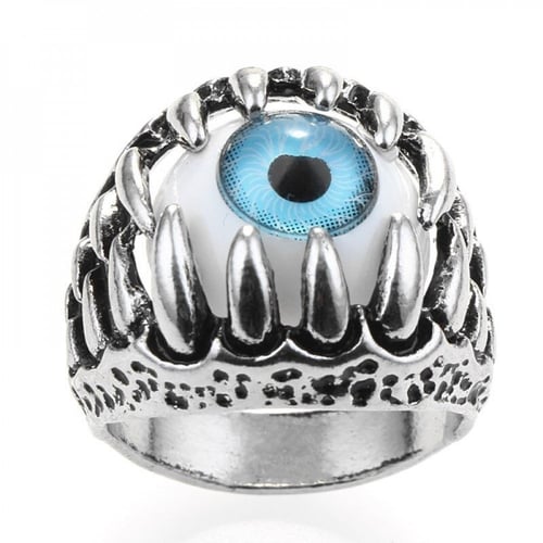 خاتم مخلب فك عين زرقاء