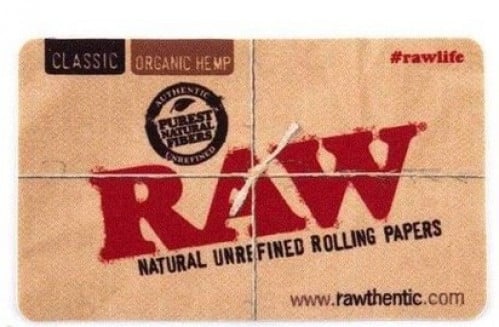 RAW Removable Sticker
