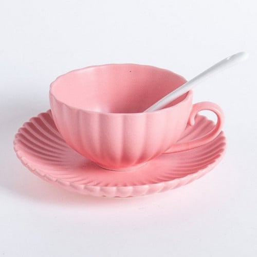 كوب قهوة ايسبريسو Daisy لون وردي