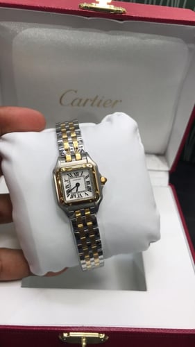 كارتير اطار مربع ذهبي وفضي نسائية