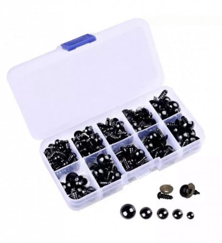 100 حبة عيون مقاسات مختلفة