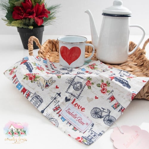 0853 مفرش لندن المميز صغير من إزابيل روز