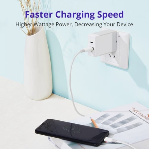 شاحن جداري ترونسمارت مخرجين بتقنية PD