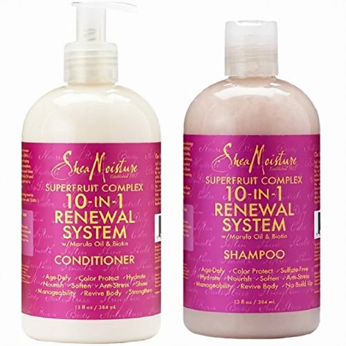 شامبو وبلسم متعدد الفوائد 10 في 1 مع الفواكه والبا...