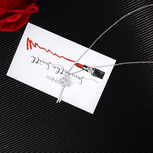 سلسلة المفتاح والقفل زيركون