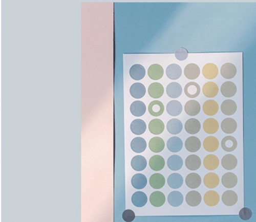 مجموعة ملصقات دائرية