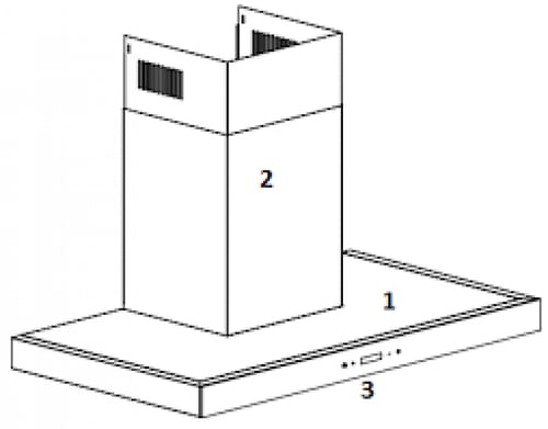 VENICE شفاط مطبخ 90سم فلات ماطور المنيوم قوة الشفط...