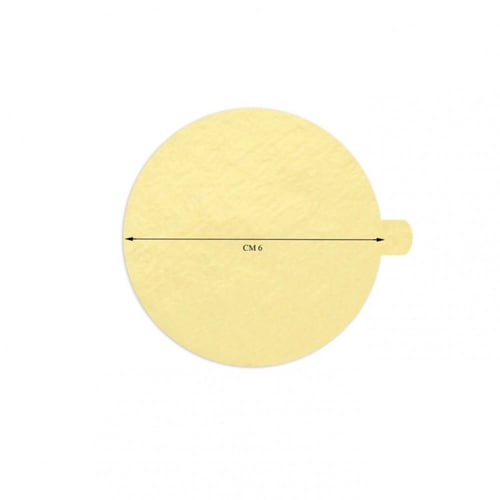 قاعدة ميني ذهبية كيك 6 سم